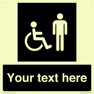 Custom information: black panel disabled and male